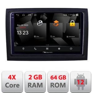 Navigatie dedicata Fiat ducato 2022- 5230-DUCATO Android Ecran 720P Quad Core 2+64 carplay android auto KIT-ducato+NAM5230-A9Z