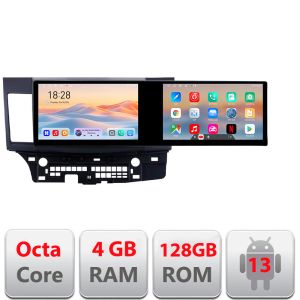 Navigatie MITSUBISHI LANCER Kit-037 Edotec 2 ecrane  8 core 4+128 21.6 inch Incell android Wifi 5Ghz gps internet