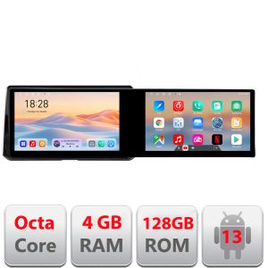 Navigatie Toyota Corolla dupa 2020 Kit-388 Edotec 2 ecrane  8 core 4+128 21.6 inch Incell android Wifi 5Ghz gps internet