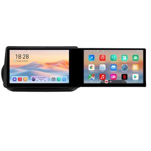 Navigatie Peugeot Bipper, Citroen Nemo, Fiat Qubo 2008-2017 Edotec 2 ecrane  8 core 4+128 21.6 inch Incell android Wifi 5Ghz gps internet  Kit-bipper