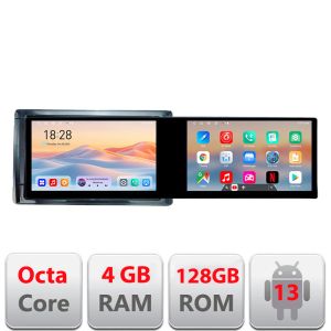 Navigatie Toyota 2DIN Kit-TY2DIN Edotec 2 ecrane  8 core 4+128 21.6 inch Incell android Wifi 5Ghz gps internet