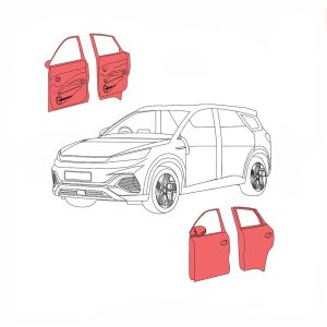 Pachet insonorizant uși