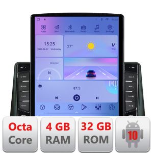 Navigáció Ford Focus 4 Kuga 2018-2023 TESLA típusú képernyő 9.7" Android Rádió Bluetooth Internet GPS WIFI 4+32GB DSP 4G Octa C