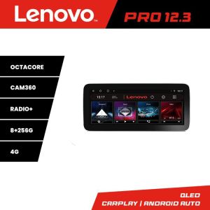 Navigatie Nissan Micra 2014-2019 Lenovo PRO 8+256 12.3 inch qled android 4G DSP gps internet  8Core