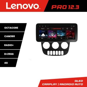 Navigatie Mercedes ML W163 1998-2005 Lenovo PRO 8+256 12.3 inch qled android 4G DSP gps internet  Kit-i20-2012