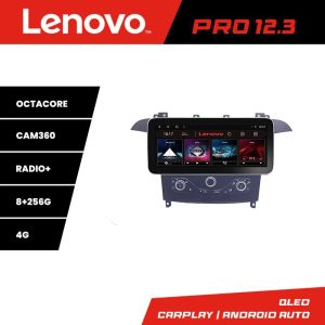 Navigáció Ford S-max 2006-2014 Lenovo Qled 12.3 hüvelykes Octa Core 8+256 360 DSP ADAS Carplay android auto rádió internet KIT-smax-navi+PRO-12.3-8+256