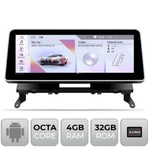Navigatie BMW X1 F48 2014-2016 cu ecran NBT Android ecran 10.25" 4+32 4G BT