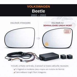 Senzor unghi mort Volkswagen Beetle 2002-2002 — oglindă dedicată