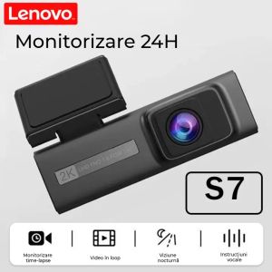 Lenovo S7 DVR kamera 1,97 hüvelykes képernyő 1080 elöl és 1080 hátul Wifi Starlight éjjellátó fémház