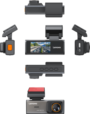 Lenovo S7 DVR kamera 1,97 hüvelykes képernyő 1080 elöl és 1080 hátul Wifi Starlight éjjellátó fémház