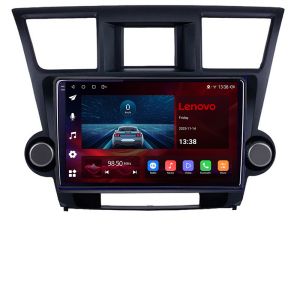 Navigatie Toyota Highlander gen 2 2007-2012, Lenovo Ultra Original, Qualcomm 8-Core, 4G, Camera 360, CarPlay Wireless, 4+64GB, 10.1"