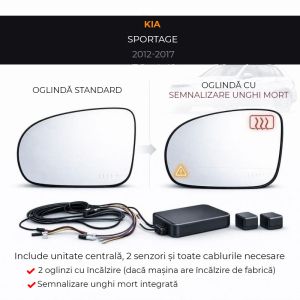 Senzor unghi mort Kia-5 2012-2017 Kia Sportage — oglindă dedicată