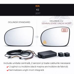 Senzor unghi mort Kia-7 2017 Kia K2 — oglindă dedicată