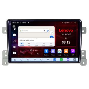 Navigatie Suzuki Grand Vitara Old Lenovo Kit-053 8 Core 2.2 Ghz 8+128 Qled Incell 1K Android 360 Carplay DSP AHD 1080P ADAS 4G Wifi 5Ghz Bluetooth PRO