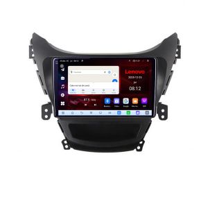 Navigatie Hyundai Elantra 2011-2013 Lenovo Kit-092 8 Core 2.2 Ghz 8+128 Qled Incell 1K Android 360 Carplay DSP AHD 1080P ADAS 4G Wifi 5Ghz Bluetooth PRO