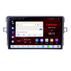 Navigatie Toyota Verso 2010-2016 Lenovo Kit-133 8 Core 2.2 Ghz 8+128 Qled Incell 1K Android 360 Carplay DSP AHD 1080P ADAS 4G Wifi 5Ghz Bluetooth PRO