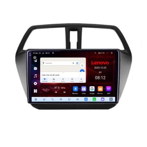 Navigatie Suzuki S-Cross Lenovo Kit-337 8 Core 2.2 Ghz 8+128 Qled Incell 1K Android 360 Carplay DSP AHD 1080P ADAS 4G Wifi 5Ghz Bluetooth PRO