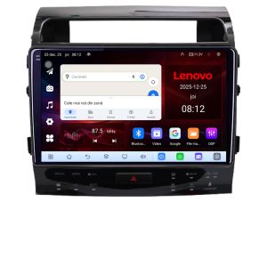 Navigatie Toyota Land Cruiser V8 L200 2009-2020 8 Core 2.2 Ghz 8+128 Qled Incell 1K Android 360 Carplay DSP AHD 1080P ADAS 4G Wifi 5Ghz Bluetooth PRO kit-381-type-b+ULTRA-10-4+64