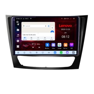 Navigatie Mercedes W211 W219 Lenovo Kit-090 8 Core 2.2 Ghz 8+128 Qled Incell 1K Android 360 Carplay DSP AHD 1080P ADAS 4G Wifi 5Ghz Bluetooth PRO