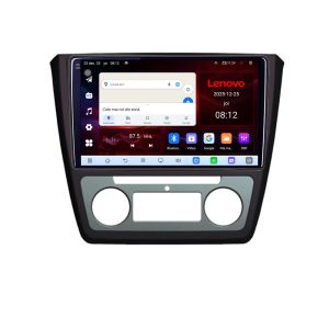 Navigatie Skoda Yeti 2009-2014 Lenovo Kit-YETI 8 Core 2.2 Ghz 8+128 Qled Incell 1K Android 360 Carplay DSP AHD 1080P ADAS 4G Wifi 5Ghz Bluetooth PRO