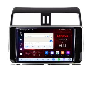 Navigatie Toyota Prado J150 2018- Lenovo Kit-1065 8 Core 2.2 Ghz 8+128 Qled Incell 1K Android 360 Carplay DSP AHD 1080P ADAS 4G Wifi 5Ghz Bluetooth PRO