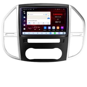 Navigatie Mercedes Vito w447 2016- 8 Core 2.2 Ghz 8+128 Qled Incell 1K Android 360 Carplay DSP AHD 1080P ADAS 4G Wifi 5Ghz Bluetooth PRO