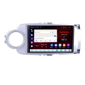 Navigatie Toyota Yaris 2010-2018 Lenovo Kit-YARIS10 8 Core 2.2 Ghz 8+128 Qled Incell 1K Android 360 Carplay DSP AHD 1080P ADAS 4G Wifi 5Ghz Bluetooth PRO Lenovo