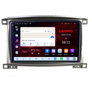 Navigatie Toyota Land Cruiser L100 2002-2008 Lenovo Kit-L100 8 Core 2.2 Ghz 8+128 Qled Incell 1K Android 360 Carplay DSP AHD 1080P ADAS 4G Wifi 5Ghz Bluetooth PRO v1