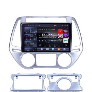 Navigatie Hyundai I20 2011-2014 manual si automat Android radio gps internet 8 core QLED 2K 16+512GB 360 Edotec