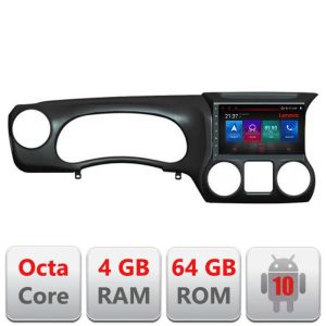 Navigáció Jeep Wrangler 2014-2016 Android rádió gps internet Octa Core 4+64 LTE Kit-wr-15+EDT-E510-PRO