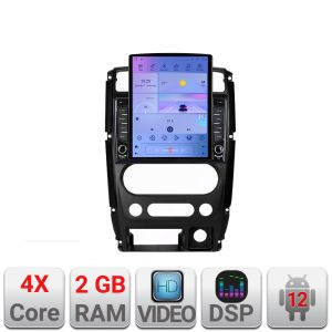 Navigatie Jimny 2007-2016 K-Jimny07 ecran tip TESLA 9.7" cu Android Radio Bluetooth Internet GPS WIFI 2+32 DSP Quad Co
