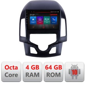 Navigáció Hyundai I30 2009-2012 automata klíma E-i30automatikus Octa Core Android Rádió Bluetooth Internet GPS WIFI D