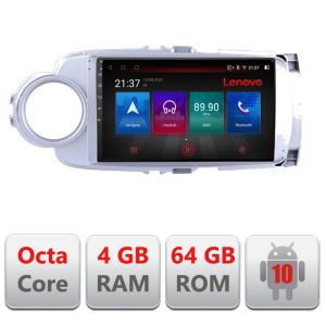 Toyota Yaris 2010-2018 E-YARIS10 Octa Core navigáció Android rádióval, Bluetooth internettel, GPS-szel, WIFI DSP-vel, 4+64GB 4G-vel