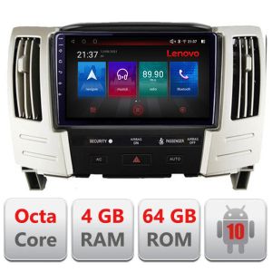 Navigáció Lexus RX300 2003-2008 Android rádió gps internet Octa Core 4+64 LTE Kit-RX300+EDT-E509-PRO
