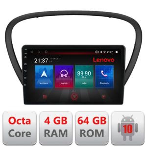 Navigatie Peugeot 607 Android radio gps internet Octa Core 4+64 LTE Kit-607+EDT-E509-PRO RESIGILAT