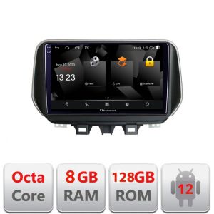 Navigatie HHyundai Tucson 2019 Quad Core 5960Pro-1135 Android Octa Core Qualcomm 2K Qled 8+128 DTS DSP 360 4G Optical