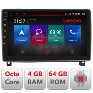 Navigatie Peugeot 407 2004-2011 4+64 GB Octa Core LTE Android radio gps internet KIT-407+EDT-E709 RESIGILAT