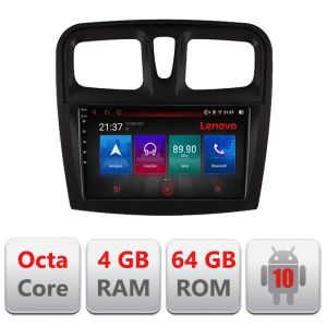 Navigáció Dacia Sandero 2012-2020 var B Android rádió gps internet Octa Core 4+64 LTE kit-sandero-variantb+EDT