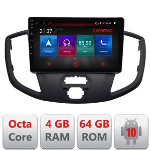 Navigáció Ford Transit V363 2015-2021 Android rádió gps internet Octa Core 4+64 LTE Kit-custom+EDT-E509-PRO