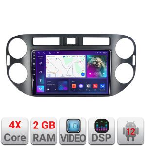 Navigatie VW Tiguan si Golf Plus 2012-2016 Android radio gps internet 2+32 Kit-489v2+EDT-E209v2