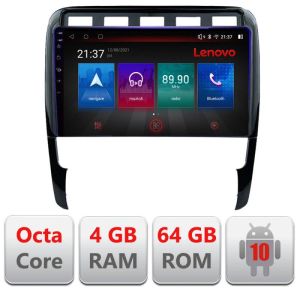 Navigatie Porsche Cayenne 2002-2011 E-443 Octa Core cu Android Radio Bluetooth Internet GPS WIFI DSP 4+64GB 4G RESIGILAT