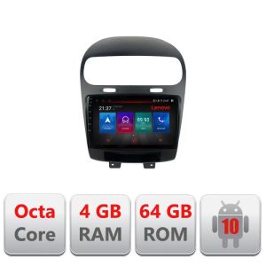 Navigáció Fiat Freemont Dodge Journey 2012-2019 Android rádió gps internet Octa Core 4+64 LTE Kit-freemont+EDT-