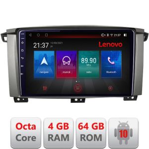 Toyota Land Cruiser L100 navigáció 2002-2006 Android rádió gps internet Octa Core 4+64 LTE KIT-L105+EDT-E510-PRO