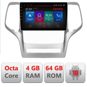 Jeep Grand Cherokee 2011-2013 E-GRCHE Octa Core navigáció Android rádióval, Bluetooth internettel, GPS-szel, WIFI, DSP, 4+64GB, 4G