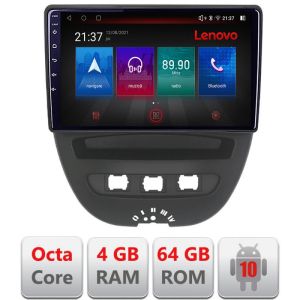 Navigáció Citroen C1 Peugeot 107 Toyota Aygo 2005-2014 Android rádió gps internet Octa Core 4+64 LTE KIT-C1+EDT-E510-PRO