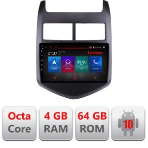 Navigatie Chevrolet Aveo 2010-2013 E-AVEO10 Octa Core cu Android Radio Bluetooth Internet GPS WIFI DSP 4+64GB 4G RESIGILAT