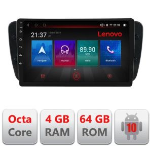 Navigáció Seat Ibiza 2008-2014 E-246 Octa Core Android Rádióval Bluetooth Internet GPS WIFI DSP 4+64GB 4G