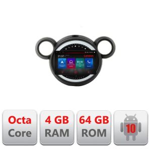 Navigáció Mini 2011-2015 CIC rendszerrel, Octa Core processzorral, Androiddal, rádióval, Bluetooth-szal, internettel, GPS-szel, WIFI-vel, DSP-vel, 4+64 GB-os 4G készlet-mini-0