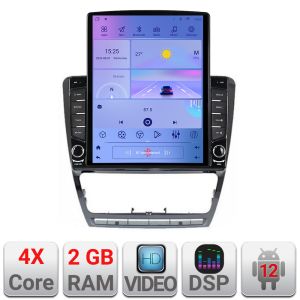 Navigatie Skoda Octavia 2 2005-2013 Manual K-005 ecran tip TESLA 9.7" cu Android Radio Bluetooth Internet GPS WIFI 2+3