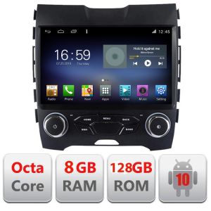 Navigatie Ford Edge 2015-2021 midline Android radio gps internet Octa Core 8+128 LTE